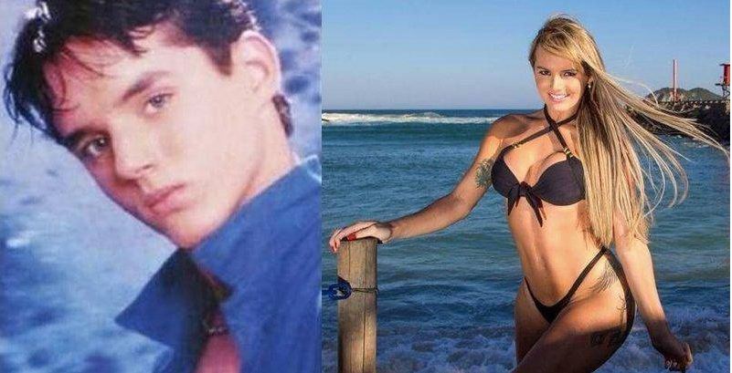 巴西一男子18歲變性隆胸成美女   網紅  圈粉無數