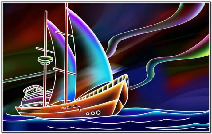 絢彩奪目的線描圖