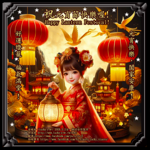 祝~元宵節快樂喔!2026年