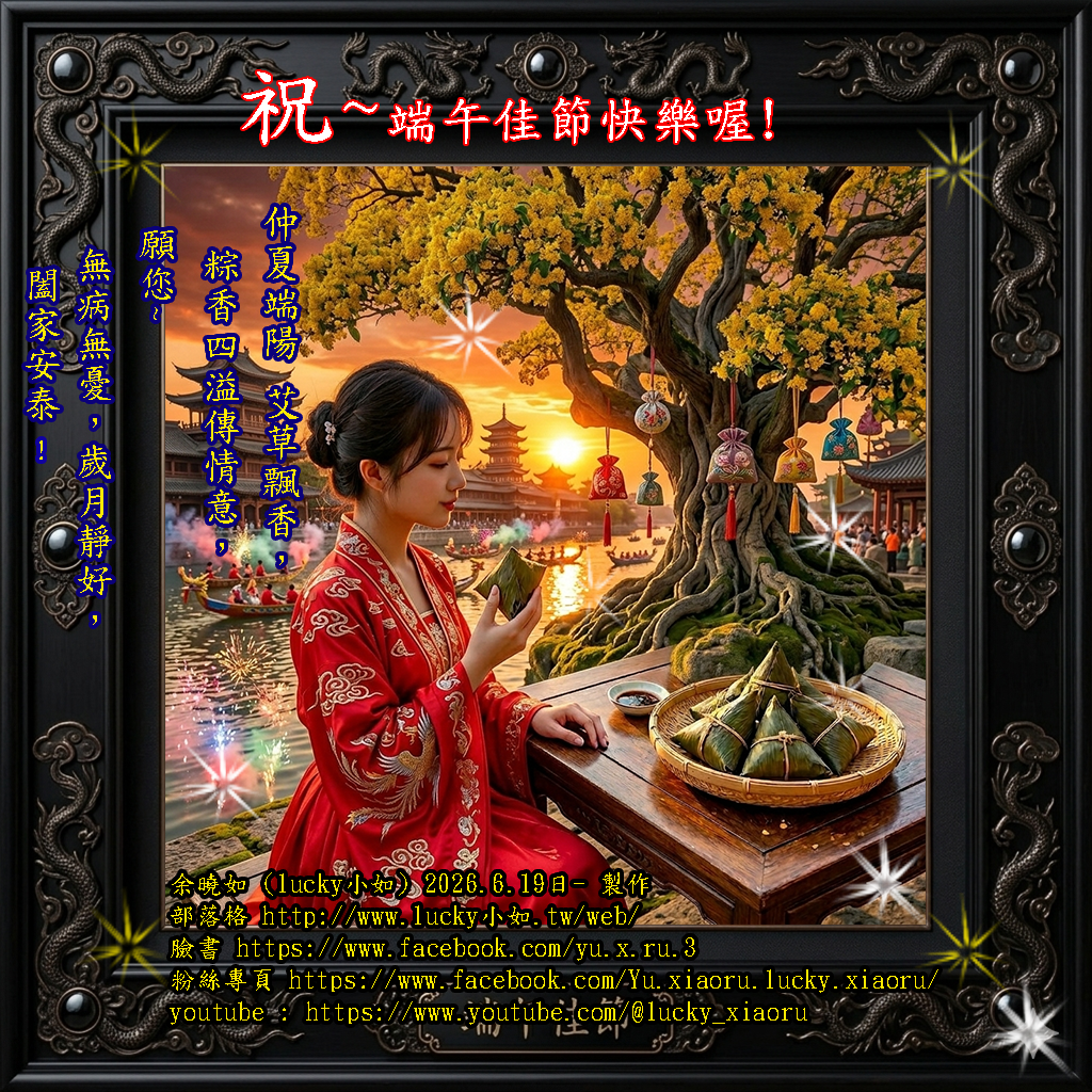 祝大家-2026年 “端午節快樂喔!”